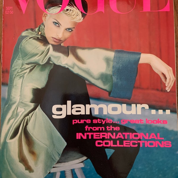 Vintage British Vogue September 1991