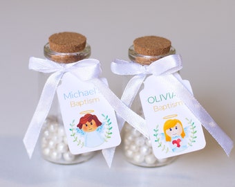 10pcs Personalized Baptism Favors, Christening favors, First Communion Favors, Baptism For a Girl, Baptism For a Boy, Baby Shower Favors