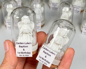 10pcs Personalized Baptism Favors, Christening favors, Baptism For a Girl, Baptism For a Boy, Party Favors, Angel Favors, Baby Shower Favors