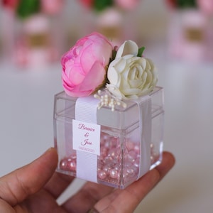 Jooks Baby Shower Favors Stroller Shape Paper Candy Sweets Gift Boxes Wedding Favor Boxes for Party Decor Birthday Shower Party 10 PCS Pink 