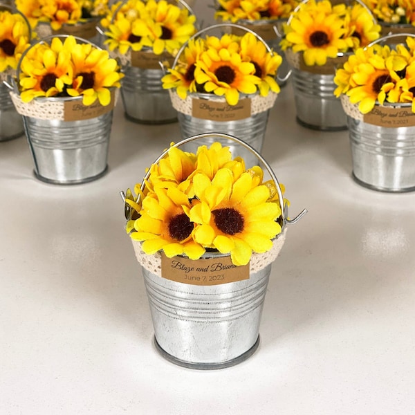 Sunflower Party Favors Etsy
