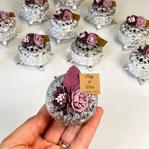 10 stuks huwelijksgunsten voor gasten, plastic zilver goud gunstdoos, babyshowergunsten, bruidsdouchegunsten, verjaardagsgunsten, dank u gunsten