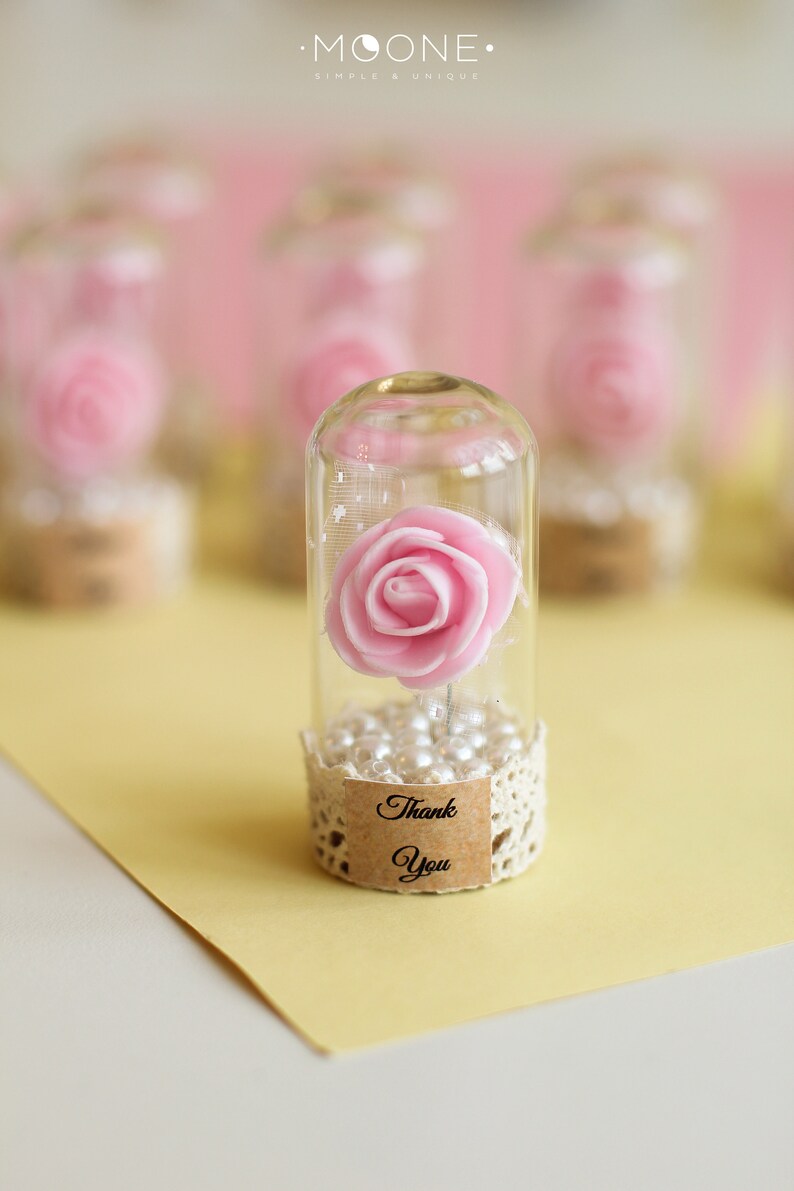 10pcs Rose Dome Favors Beauty and the Beast Dome Wedding Etsy