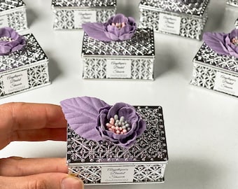 10pcs Wedding Favors for Guests, Wedding Favor Boxes, Plastic Trinket box, Baby Shower Favor, Bridal Shower Favor, Birthday Favors, Sweet 16