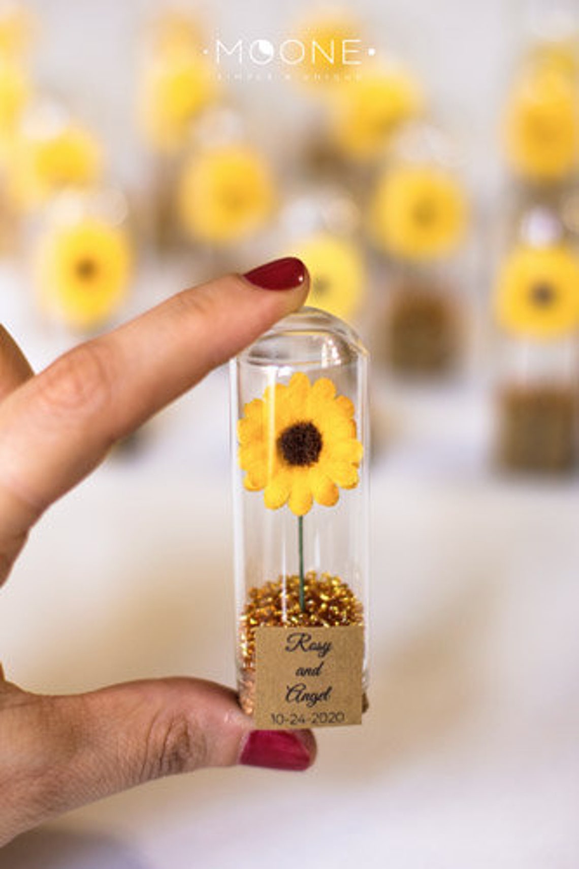 10pcs Sunflower Wedding Favors for Guests Sunflower Party Etsy
