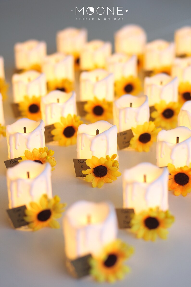 10pcs Sunflower Favors Wedding Favors Sunflower Party Etsy