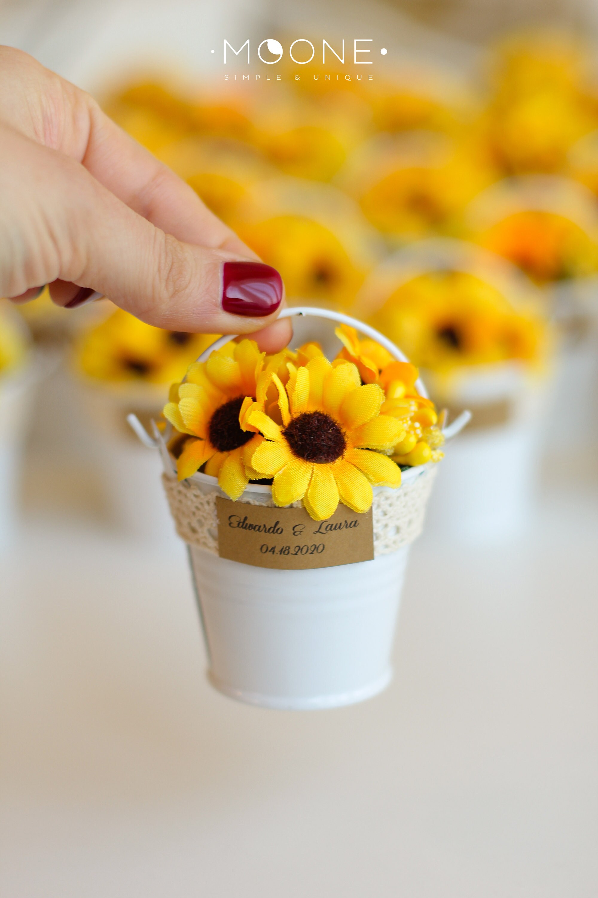 10pcs Sunflower Wedding Favors for Guests Sunflower Party Etsy UK