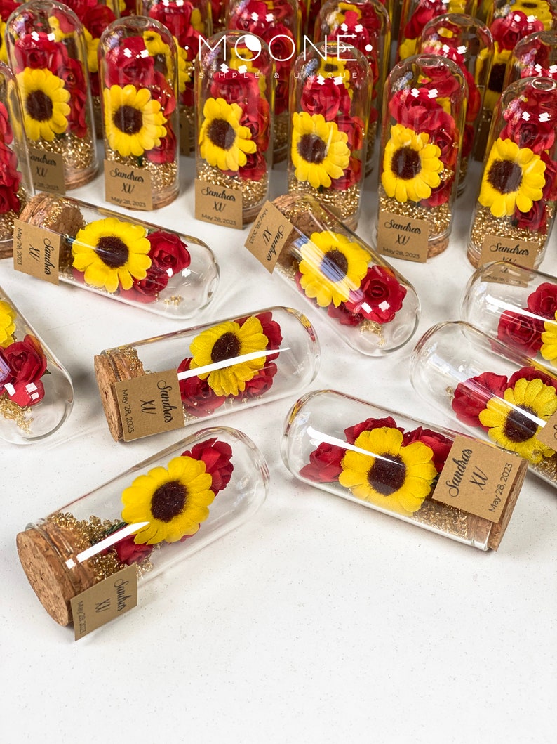 10pcs Sunflower Wedding Favors for Guests Sunflower Favors Etsy