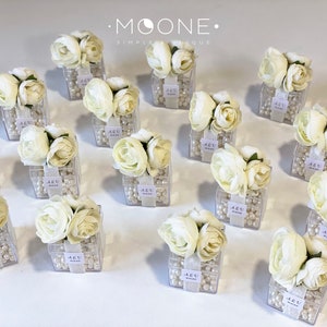 5pcs Wedding Favors for Guests, Wedding Favor Boxes, Cube, White Favors, Baby Shower Favors, Bridal Shower Favor, Birthday Favors, Sweet 16 image 6