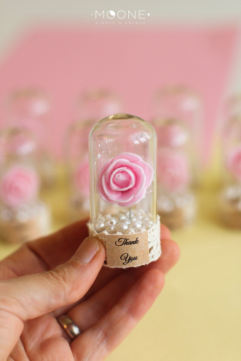 10pcs Rose Dome Favors Beauty and the Beast Dome Wedding Etsy