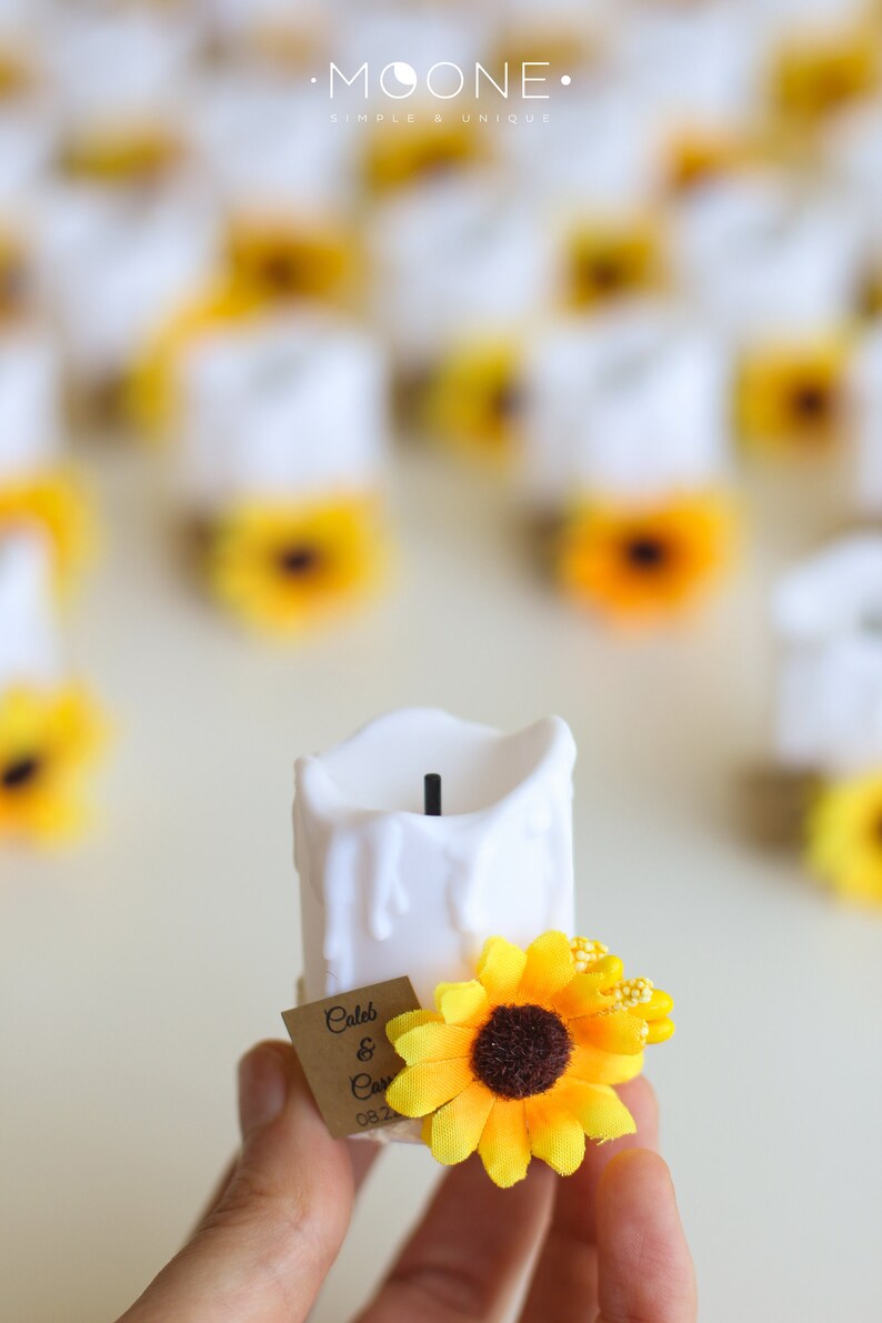 10pcs Sunflower Favors Wedding Favors Sunflower Party Etsy