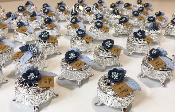 10 PCS Boîtes De Faveur De Mariage CustomTags Personnalisés - France