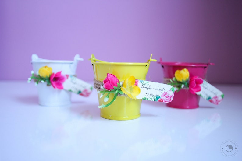 Baptism Favors Mini Tin Pails Favors Rustic Favors 10pcs Candle Favors White Favors Bridal Shower Favors Wedding Favors For Guests