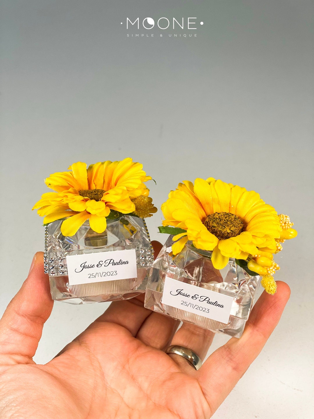 10pcs Sunflower Wedding Favors for Guests, Sunflower Party Favors ...