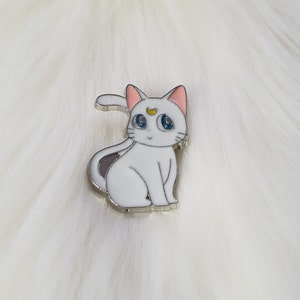 Artemis Enamel Pin | Sailor Moon White Cat
