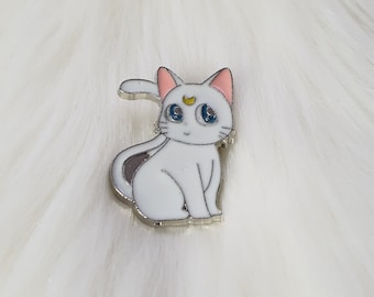 Artemis Enamel Pin | Sailor Moon White Cat
