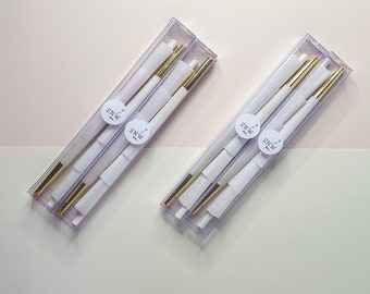 Conos preenrollados blancos y dorados / Conos de papel de liar