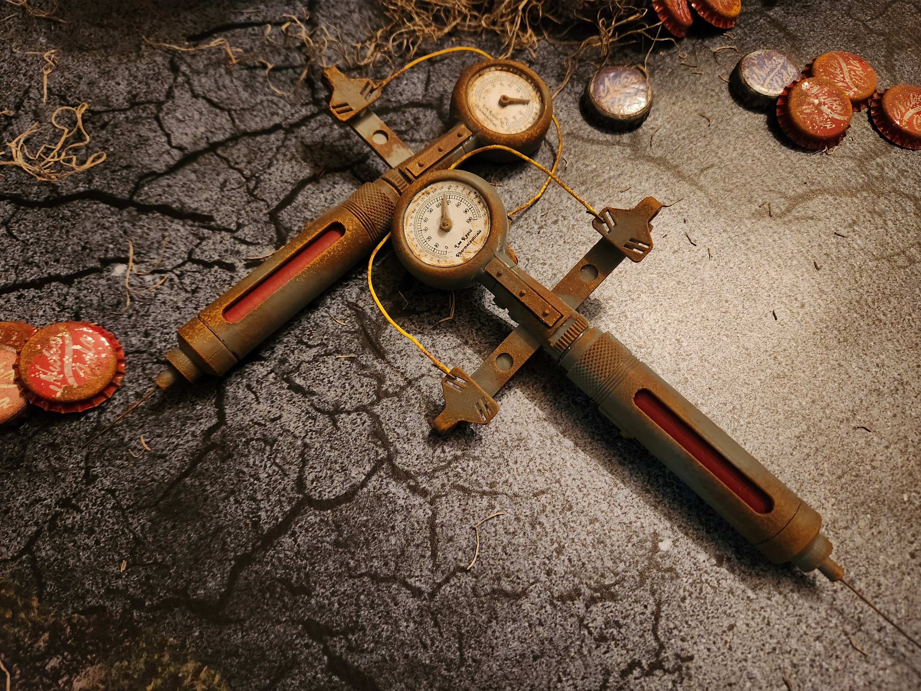 Fallout風スティムパック小道具 Vault DwellerコスプレやWasteland