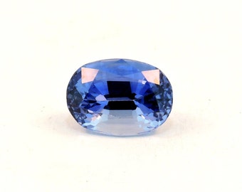 2.89 Carat Oval Genuine Natural  Light Blue Sapphire