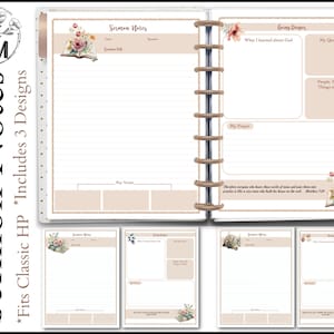Sermon Notes, Printable, Fits Classic HP, Faith Journal insert, Bible Notebook,