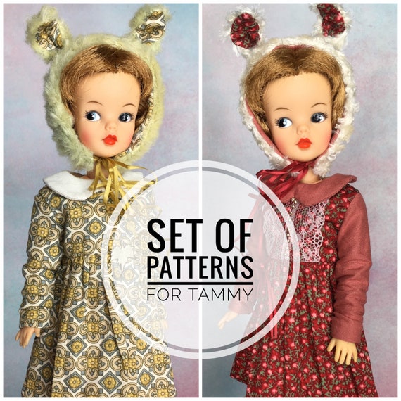 PDF Sewing Pattern for Tammy12 inch doll body size: Dress | Etsy