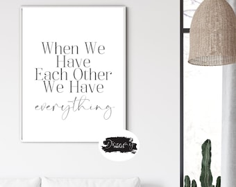 When We Have Each Etsy