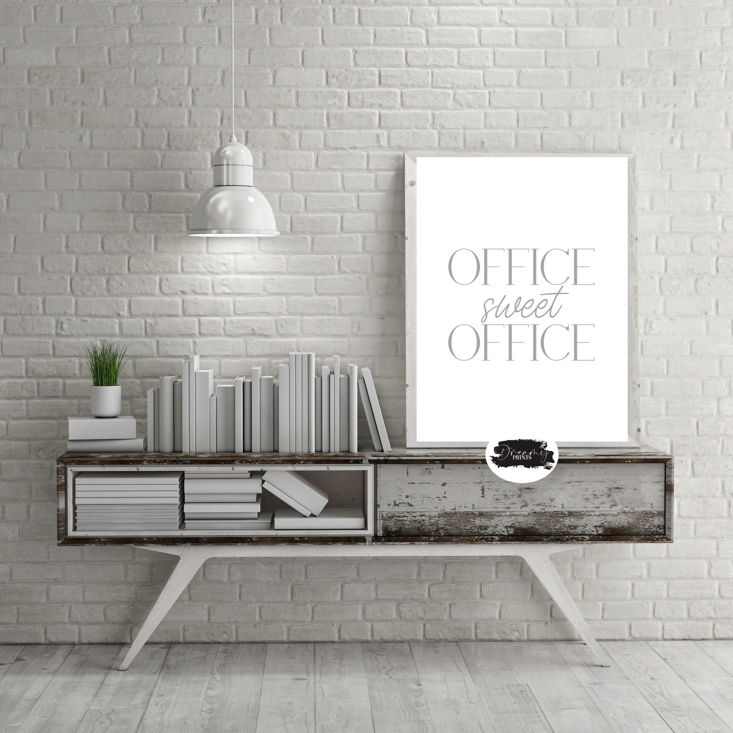 Office Sweet Office Home Print Wall Print Desk Print Etsy