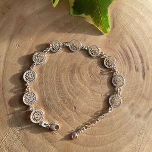 Handmade Sterling Silver Filigree Bracelet: Turkish Telkari Jewelry