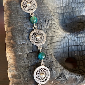 Silver Filigree Bracelet, Sterling Silver Jewelry, Handmade Bracelet, Filigree Jewelry, Women Jewelry, Vintage Bracelet, Gift for Her