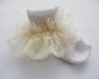 ivory toddler socks