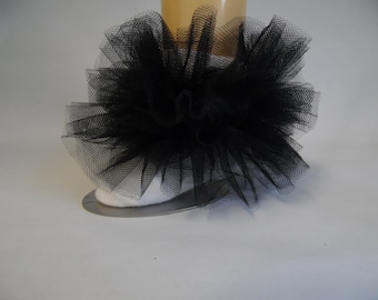 Black & White Tulle Tutu Socks