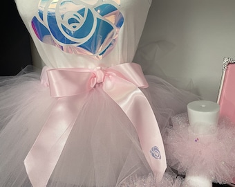 Roze & Wit Tutu Set