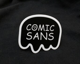 Comic Sans Sticker - Etsy