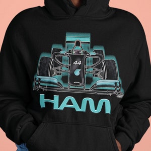 Lewis Hamilton Formula 1 Hoodie - AMG Mercedes Racing Gear - Men&#39;s Premium Quality - F1 Fan Apparel by Jurady