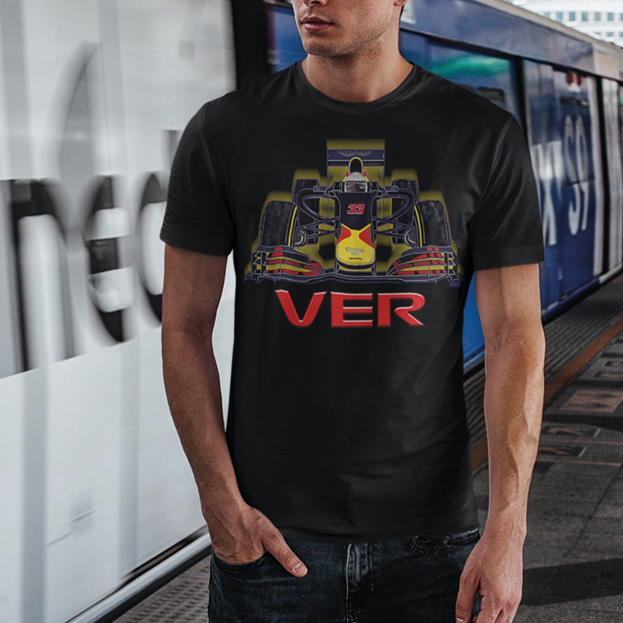 Max Verstappen Shirt Bull Formula 1 Racing Team Car - Etsy