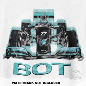 Valtteri Bottas Formula One F1 Car Grand Prix Motorsports Car White Shirt Mercedes Amg Racing Gift for Him,Her,Dad,Grandpa,Grandma,Father image 2