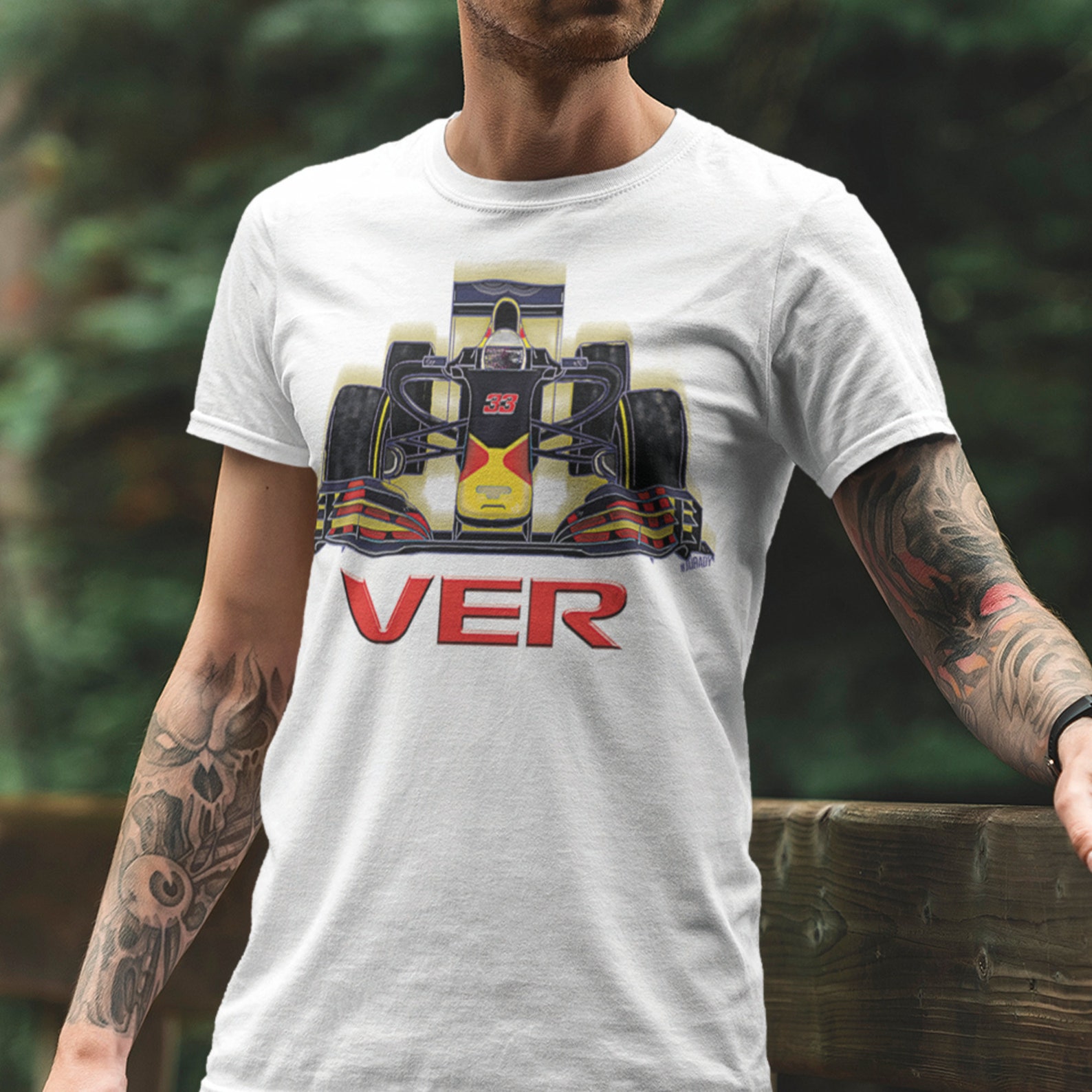 Max Verstappen Tshirt formula One Redbull Racing Car Print Etsy