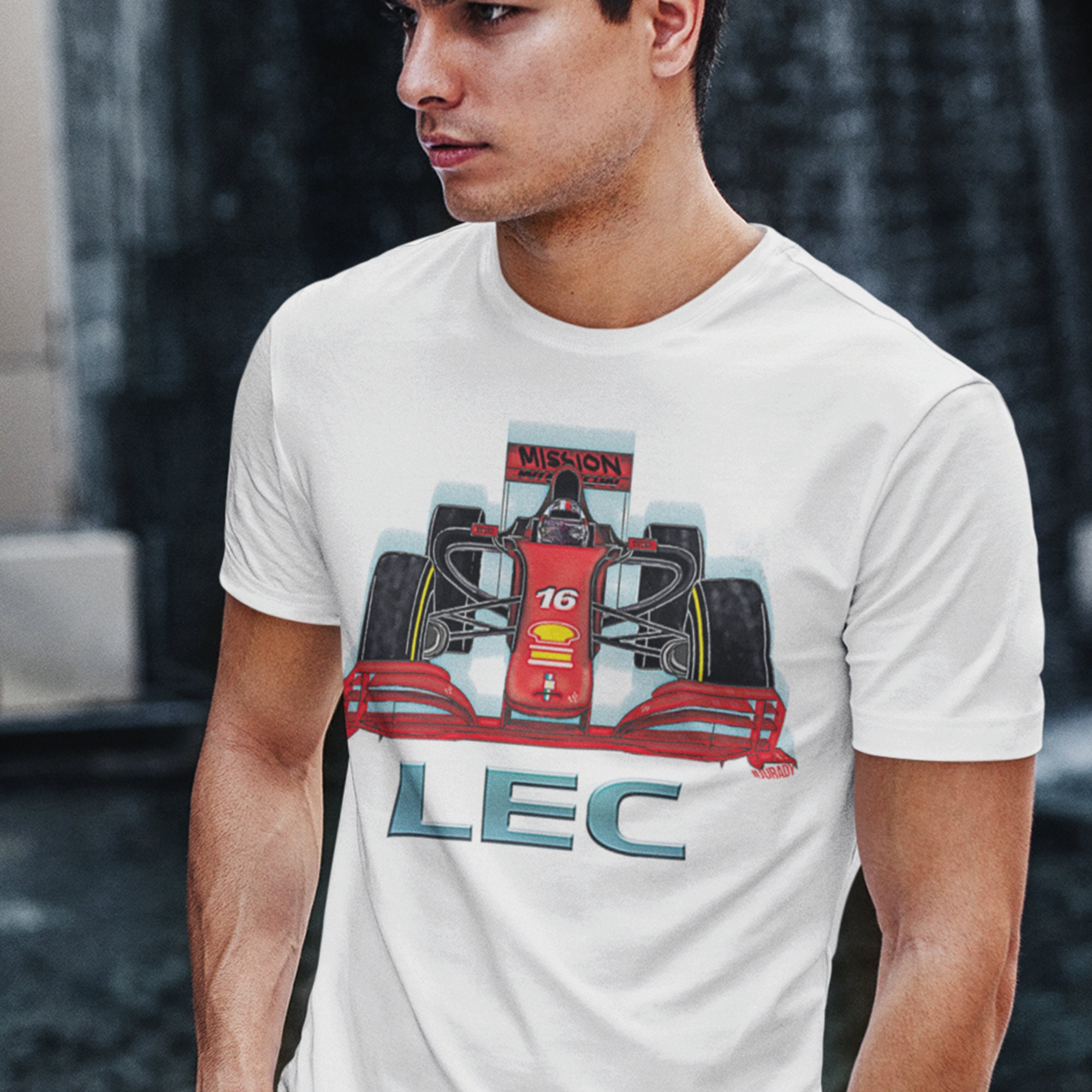 Charles Leclerc Ferrari F1 Racing Car 16 Shirt - Unique