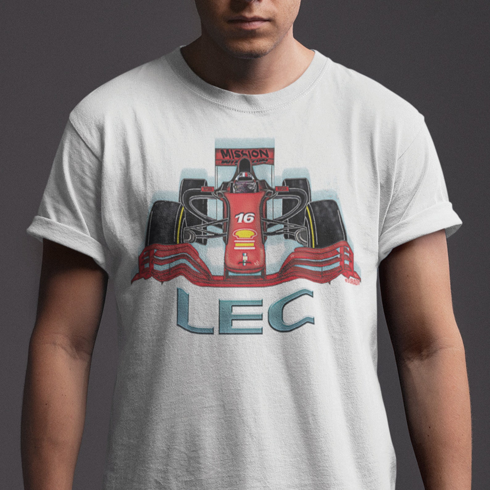 Charles Leclerc Ferrari F1 Racing Car 16 Shirt Unique - Etsy