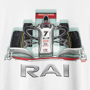 Kimi Raikkonen F1  Shirt | Alfa Romeo Formula one Art Racing Car 2021 Design-Get This Exclusive Design Today