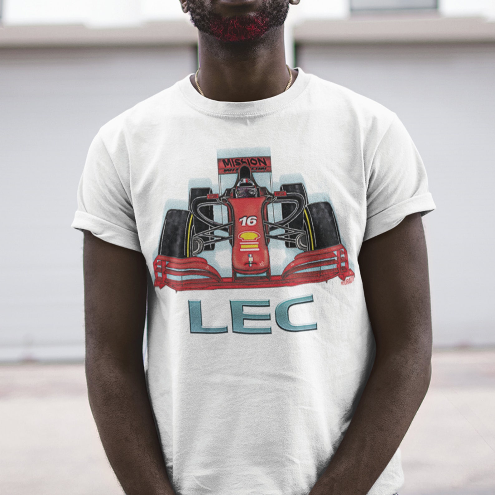 Charles Leclerc Formula One Motorsport Ferrari F1 Car Tshirt Etsy