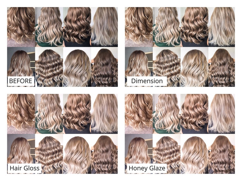 14 HAIR BALAYAGE Lightroom Presets Hair Salon Filters Hair Stylist Presets Hair Style Filter Hair Preset Beauty Presets Instagram image 5