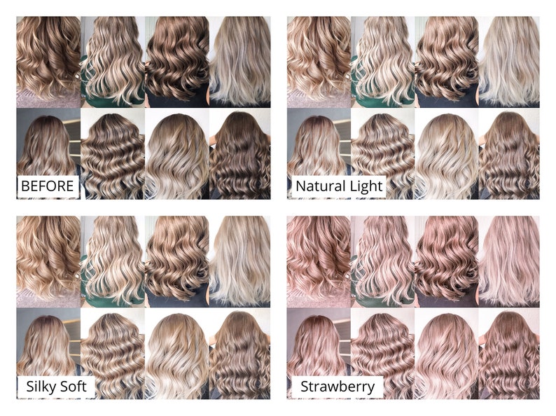 14 HAIR BALAYAGE Lightroom Presets Hair Salon Filters Hair Etsy