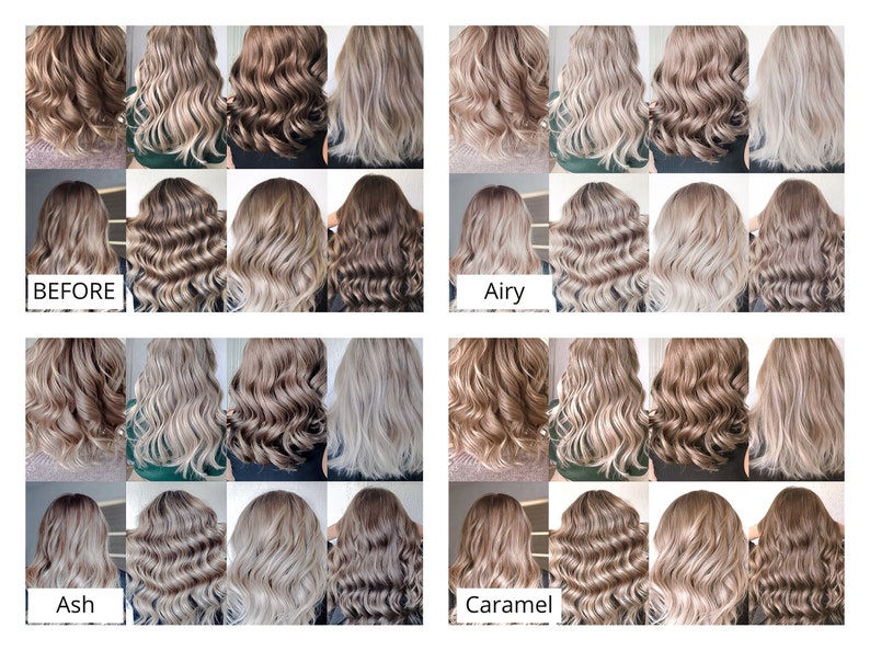 14 HAIR BALAYAGE Lightroom Presets Hair Salon Filters Hair Stylist Presets Hair Style Filter Hair Preset Beauty Presets Instagram image 8