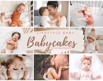 12 Lightroom Baby + Mommy Presets | Motherhood Mother Filter | Clean Bright Family Preset | Business, Blog, Mama, Baby Kind Preset