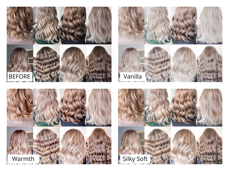 14 HAIR BALAYAGE Lightroom Presets Hair Salon Filters Hair Stylist Presets Hair Style Filter Hair Preset Beauty Presets Instagram image 7