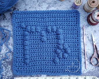 Virgo Afghan Block Crochet Pattern