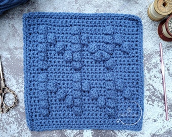 Aquarius Afghan Block Crochet Pattern