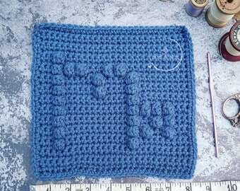 Scorpio Afghan Block Crochet Pattern