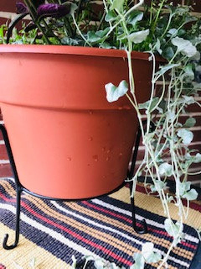 Cemetery Flower Pot Stand Dual Purpose Plant Holder Plastic Etsy